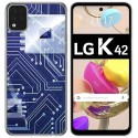 Funda Gel Tpu para LG K42 diseño Circuito Dibujos