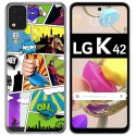 Funda Gel Tpu para LG K42 diseño Comic Dibujos