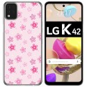 Funda Gel Tpu para LG K42 diseño Flores Dibujos