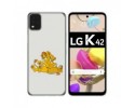 Funda Gel Tpu para LG K42 diseño Leones Dibujos
