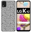 Funda Gel Tpu para LG K42 diseño Letras Dibujos