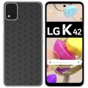 Funda Gel Tpu para LG K42 diseño Metal Dibujos