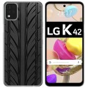 Funda Gel Tpu para LG K42 diseño Neumatico Dibujos
