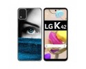 Funda Gel Tpu para LG K42 diseño Ojo Dibujos