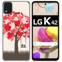 Funda Gel Tpu para LG K42 diseño Pajaritos Dibujos