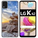 Funda Gel Tpu para LG K42 diseño Sunset Dibujos