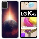 Funda Gel Tpu para LG K42 diseño Tierra Dibujos