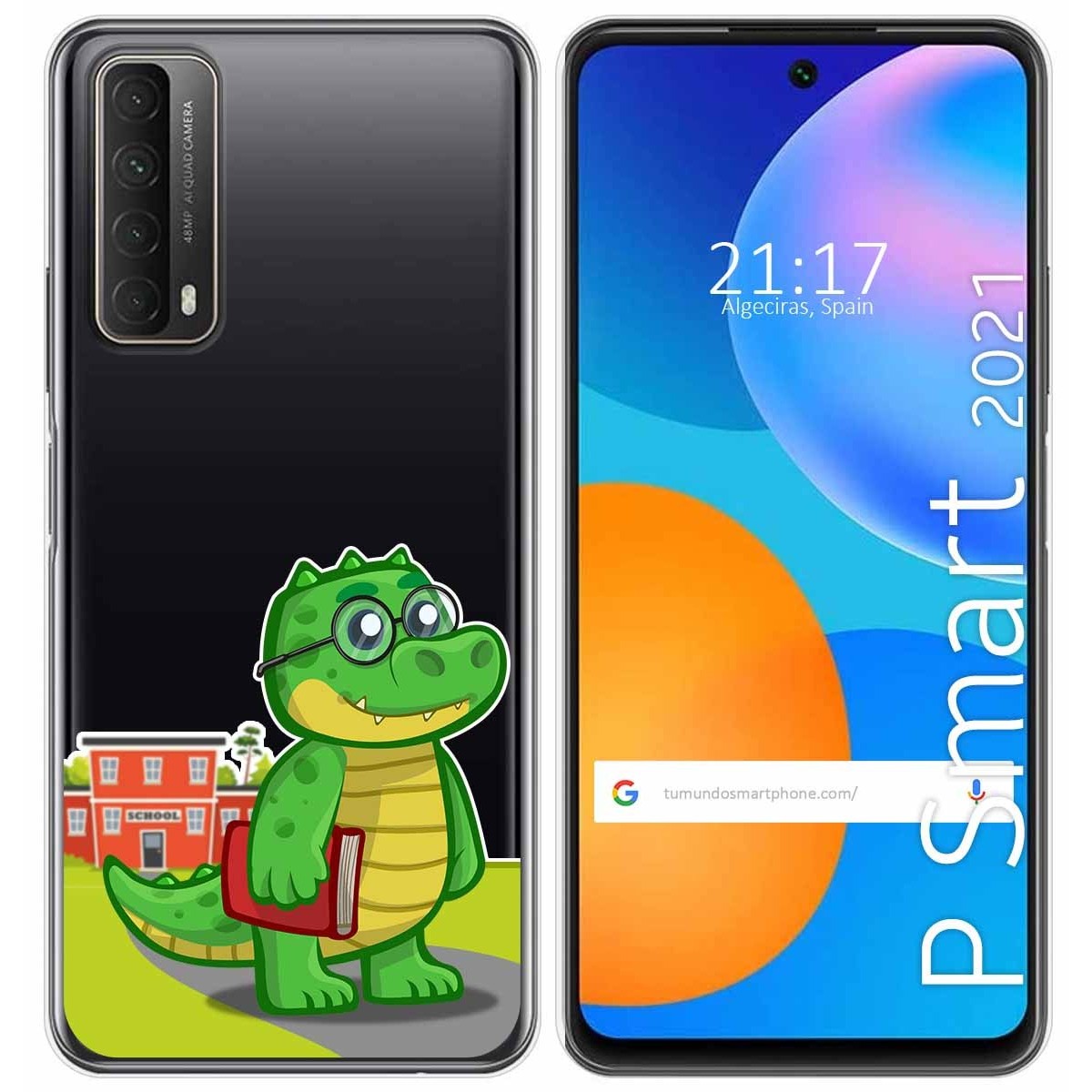 Funda Gel Transparente para Huawei P Smart 2021 diseño Coco Dibujos
