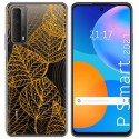 Funda Gel Transparente para Huawei P Smart 2021 diseño Hojas Dibujos
