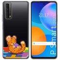 Funda Gel Transparente para Huawei P Smart 2021 diseño Leopardo Dibujos