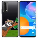 Funda Gel Transparente para Huawei P Smart 2021 diseño Panda Dibujos