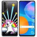 Funda Gel Transparente para Huawei P Smart 2021 diseño Unicornio Dibujos