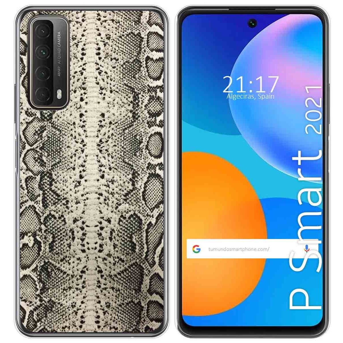 Funda Gel Tpu para Huawei P Smart 2021 diseño Animal 01 Dibujos