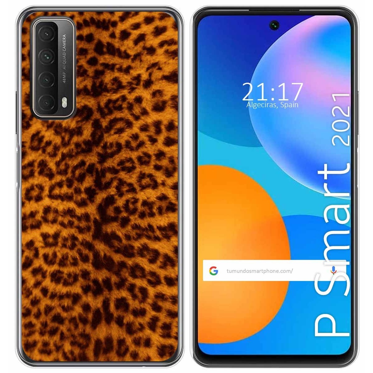 Funda Gel Tpu para Huawei P Smart 2021 diseño Animal 03 Dibujos