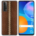 Funda Gel Tpu para Huawei P Smart 2021 diseño Cuero 01 Dibujos