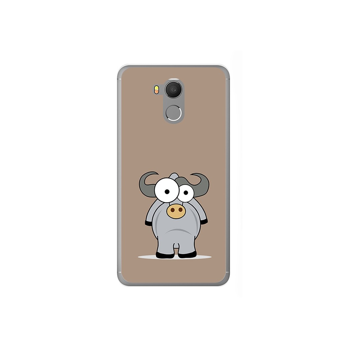 Funda Gel Tpu para Oukitel U15 / U15 Pro Diseño Toro Dibujos