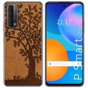 Funda Gel Tpu para Huawei P Smart 2021 diseño Cuero 03 Dibujos