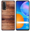 Funda Gel Tpu para Huawei P Smart 2021 diseño Madera 02 Dibujos