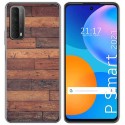 Funda Gel Tpu para Huawei P Smart 2021 diseño Madera 03 Dibujos