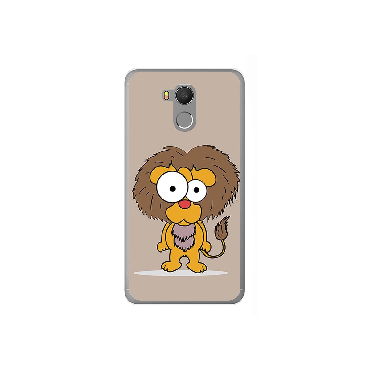 Funda Gel Tpu para Oukitel U15 / U15 Pro Diseño Leon Dibujos
