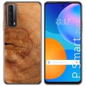 Funda Gel Tpu para Huawei P Smart 2021 diseño Madera 04 Dibujos