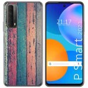 Funda Gel Tpu para Huawei P Smart 2021 diseño Madera 10 Dibujos
