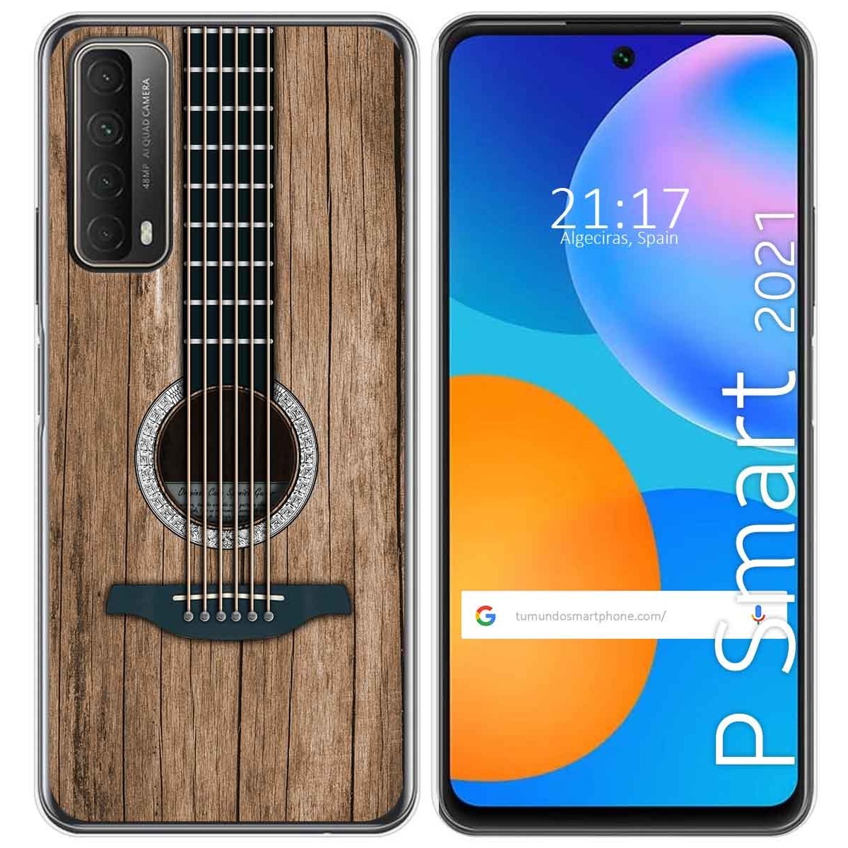 Funda Gel Tpu para Huawei P Smart 2021 diseño Madera 11 Dibujos