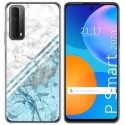 Funda Gel Tpu para Huawei P Smart 2021 diseño Mármol 02 Dibujos