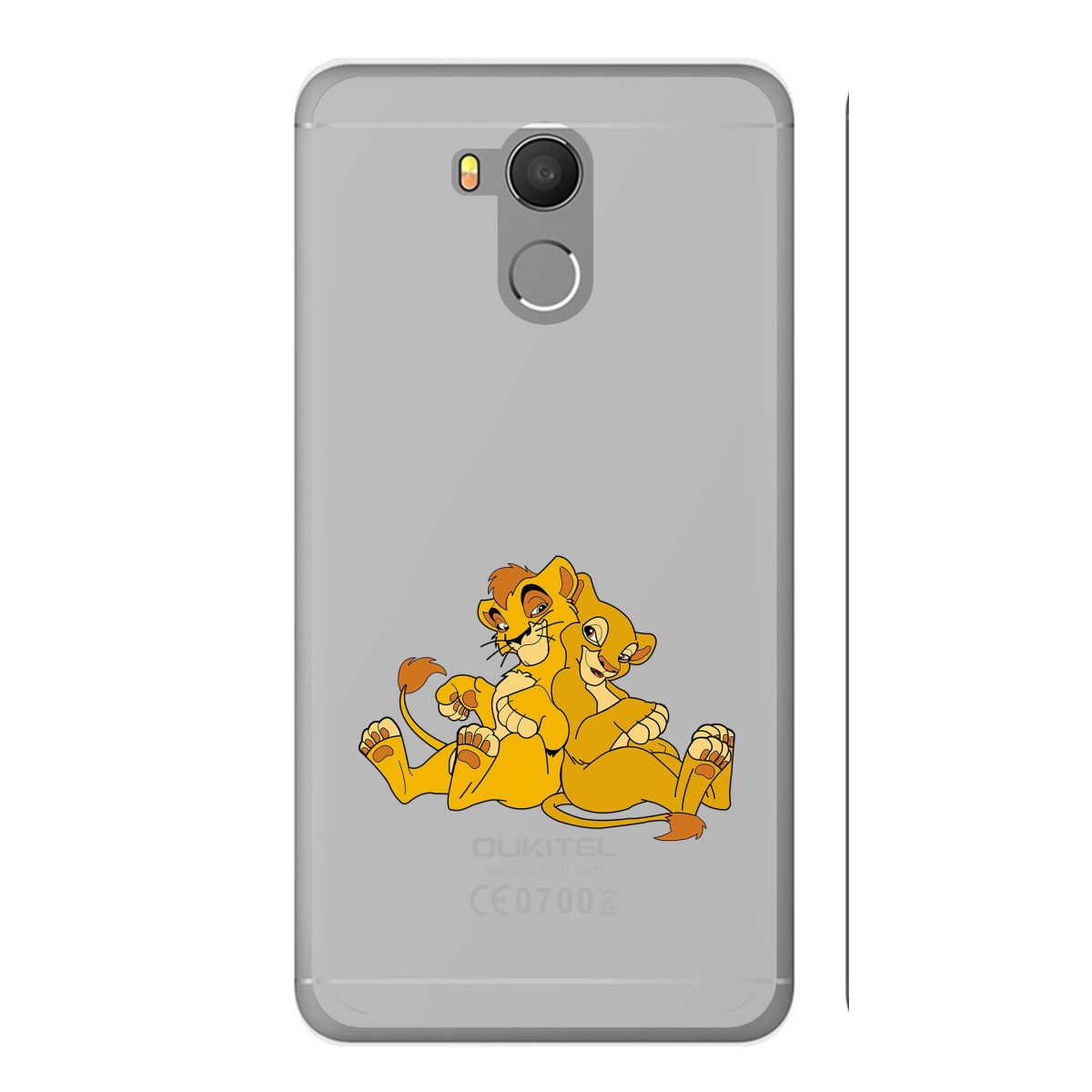 Funda Gel Tpu para Oukitel U15 / U15 Pro Diseño Leones Dibujos