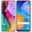 Funda Gel Tpu para Huawei P Smart 2021 diseño Mármol 15 Dibujos