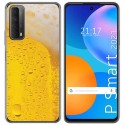 Funda Gel Tpu para Huawei P Smart 2021 diseño Cerveza Dibujos