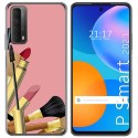Funda Gel Tpu para Huawei P Smart 2021 diseño Brochas Dibujos