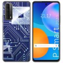 Funda Gel Tpu para Huawei P Smart 2021 diseño Circuito Dibujos