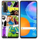 Funda Gel Tpu para Huawei P Smart 2021 diseño Comic Dibujos