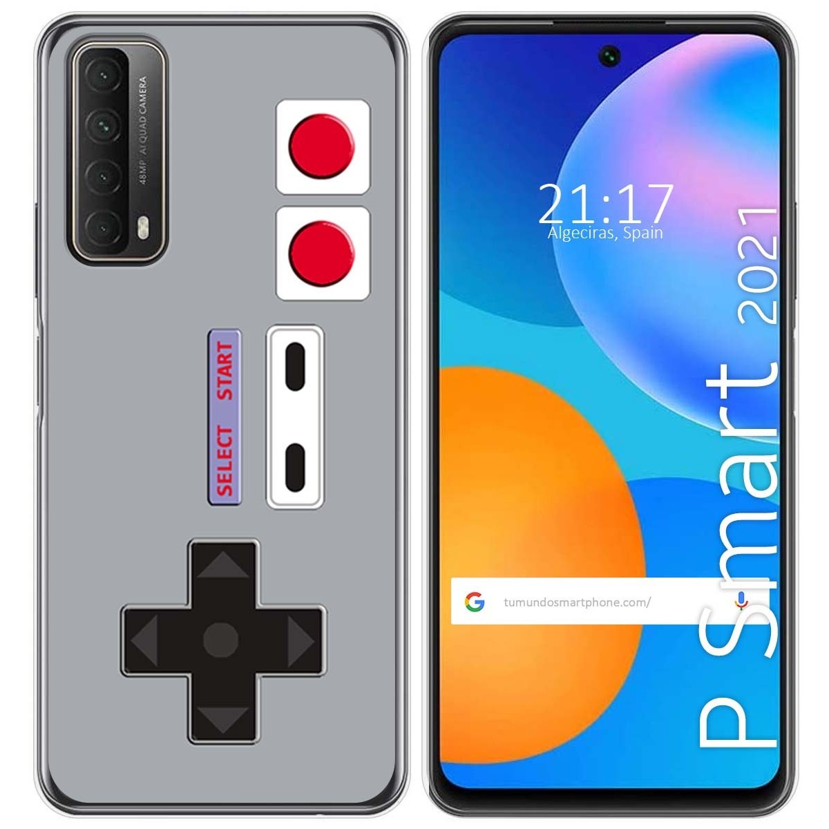 Funda Gel Tpu para Huawei P Smart 2021 diseño Consola Dibujos