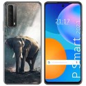 Funda Gel Tpu para Huawei P Smart 2021 diseño Elefante Dibujos