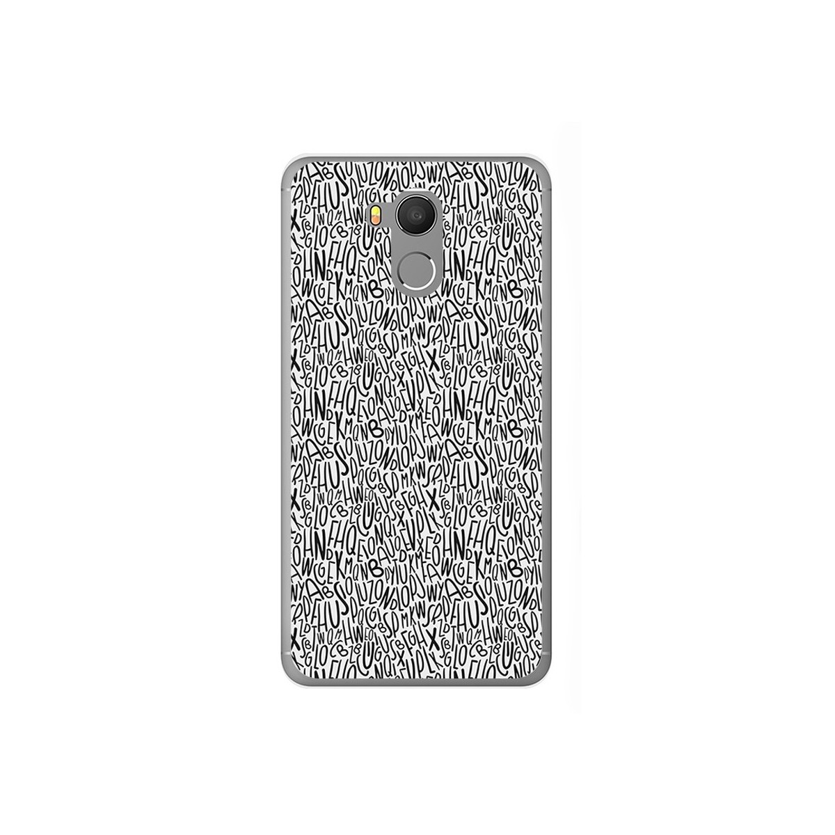 Funda Gel Tpu para Oukitel U15 / U15 Pro Diseño Letras Dibujos