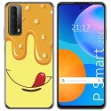 Funda Gel Tpu para Huawei P Smart 2021 diseño Helado Vainilla Dibujos