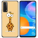 Funda Gel Tpu para Huawei P Smart 2021 diseño Jirafa Dibujos