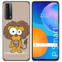 Funda Gel Tpu para Huawei P Smart 2021 diseño Leon Dibujos
