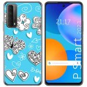 Funda Gel Tpu para Huawei P Smart 2021 diseño Mariposas Dibujos
