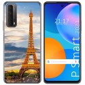 Funda Gel Tpu para Huawei P Smart 2021 diseño Paris Dibujos