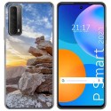 Funda Gel Tpu para Huawei P Smart 2021 diseño Sunset Dibujos