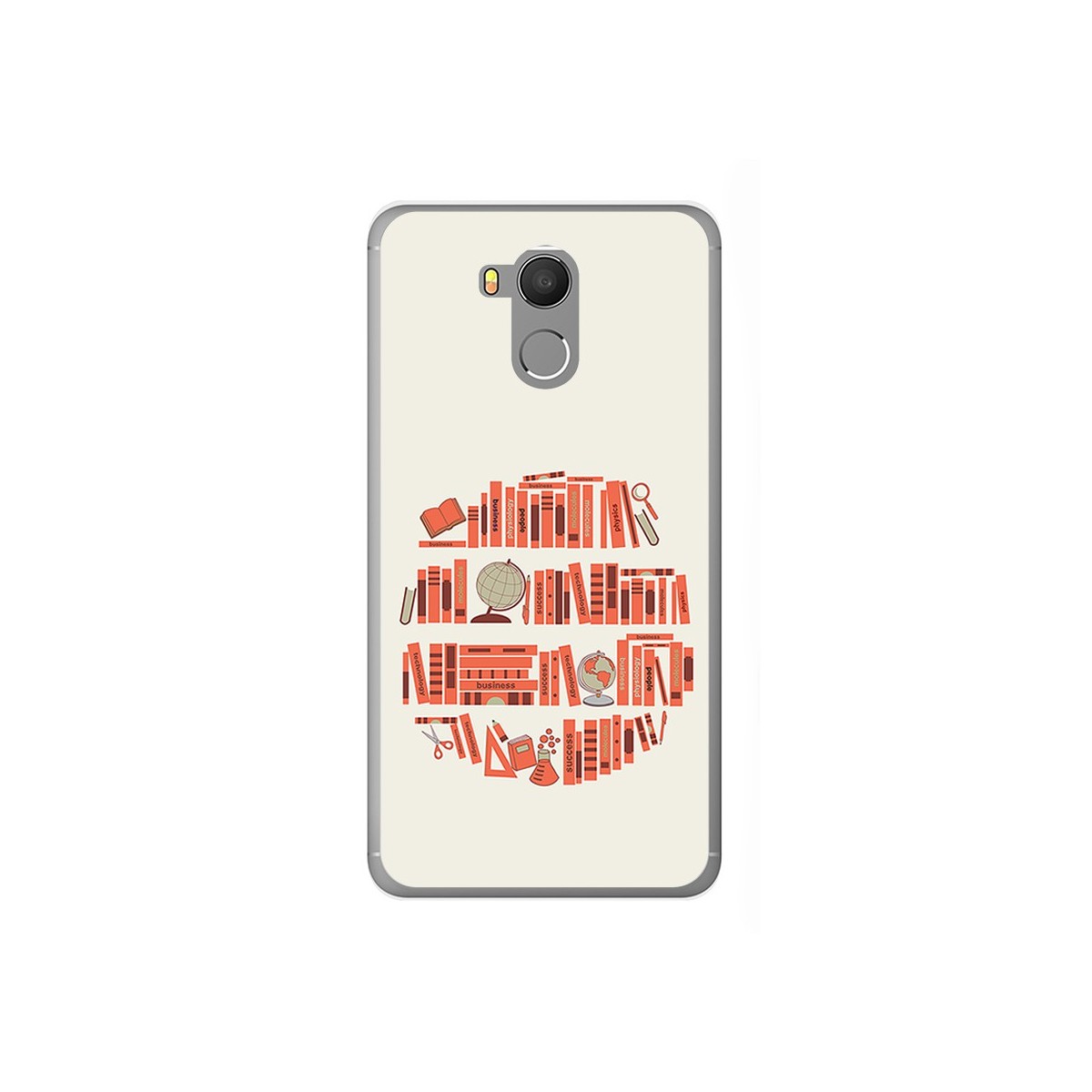 Funda Gel Tpu para Oukitel U15 / U15 Pro Diseño Mundo Libro Dibujos