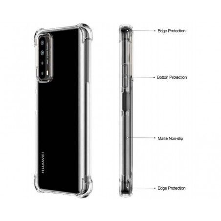 Funda Gel Tpu Anti-Shock Transparente para Huawei P Smart 2021