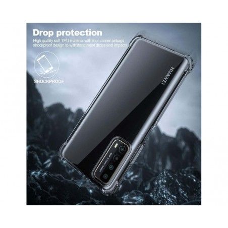 Funda Gel Tpu Anti-Shock Transparente para Huawei P Smart 2021