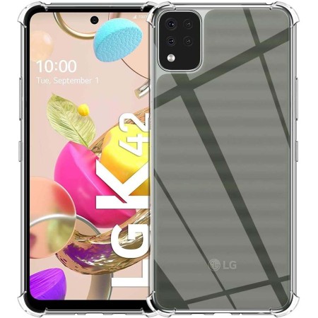 Funda Gel Tpu Anti-Shock Transparente para Lg K42