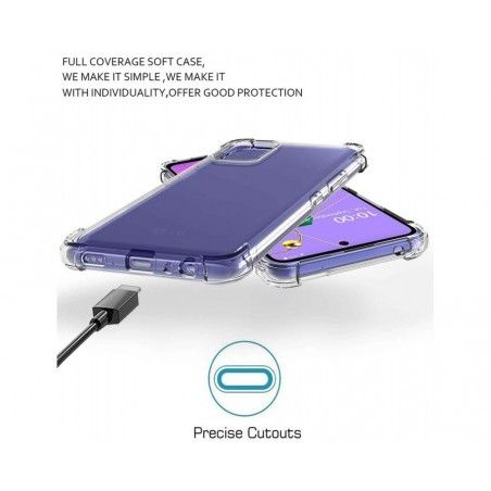 Funda Gel Tpu Anti-Shock Transparente para Lg K52