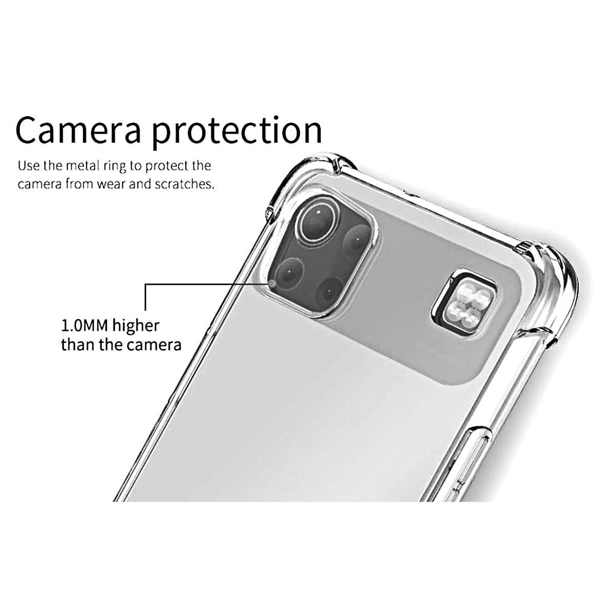 Funda Gel Tpu Anti-Shock Transparente para Lg K92 5G