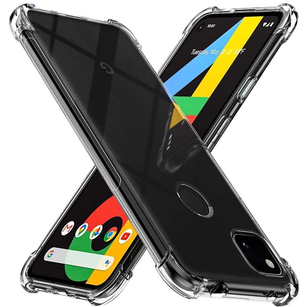 Funda Gel Tpu Anti-Shock Transparente para Google Pixel 4a